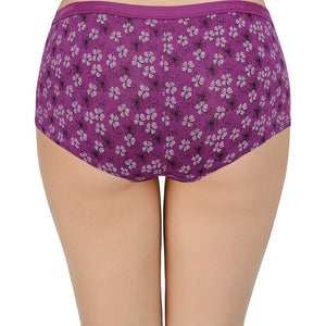 Printed Mid Rise Boyshorts (Pack of 2)