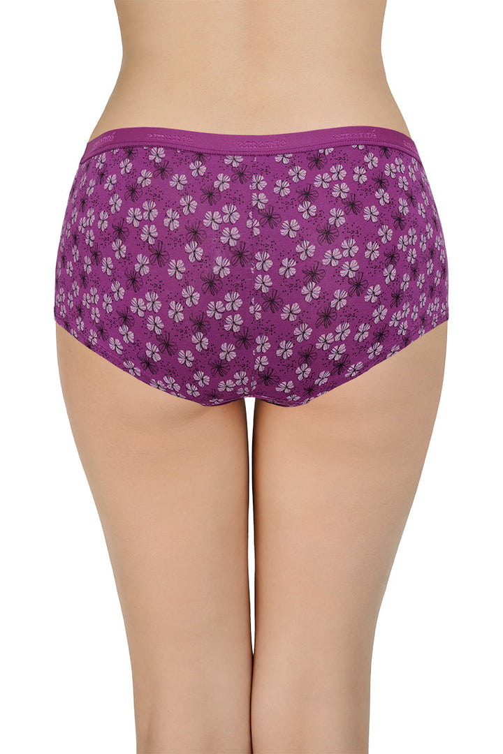 Printed Mid Rise Boyshorts (Pack of 2)