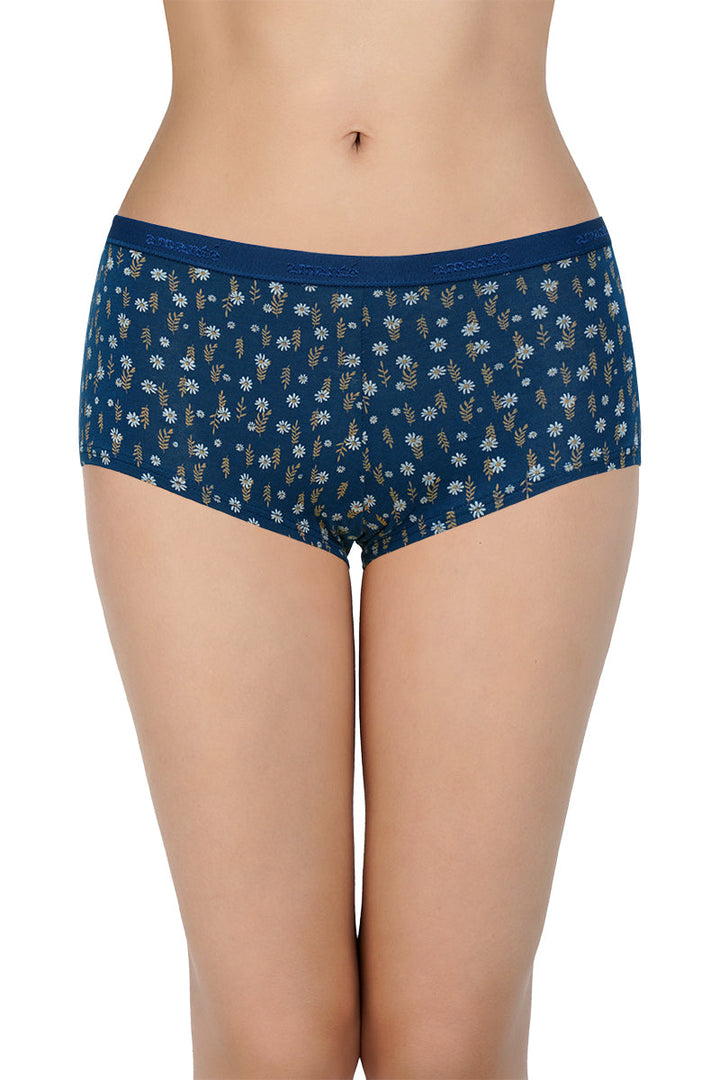 Printed Mid Rise Boyshorts (Pack of 2)