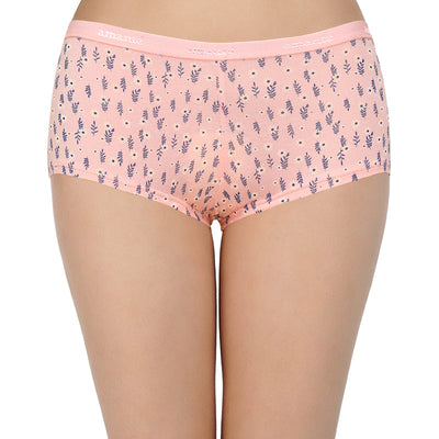 Printed Mid Rise Boyshorts (Pack of 2)