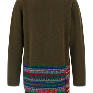 Comme Des Garçons Homme Plus Jacquard Insert Cardigan