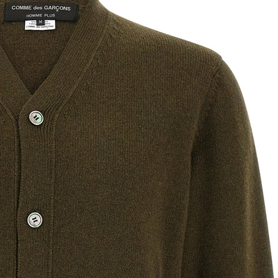 Comme Des Garçons Homme Plus Jacquard Insert Cardigan
