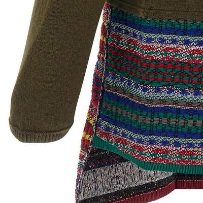 Comme Des Garçons Homme Plus Jacquard Insert Cardigan