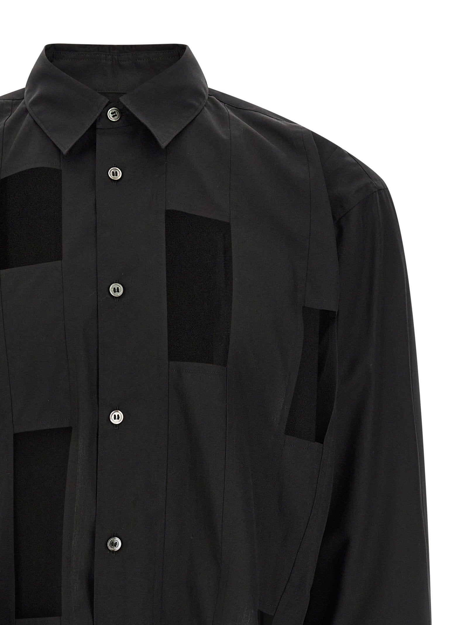 Comme Des Garçons Homme Plus Geometric Cut-out Shirt
