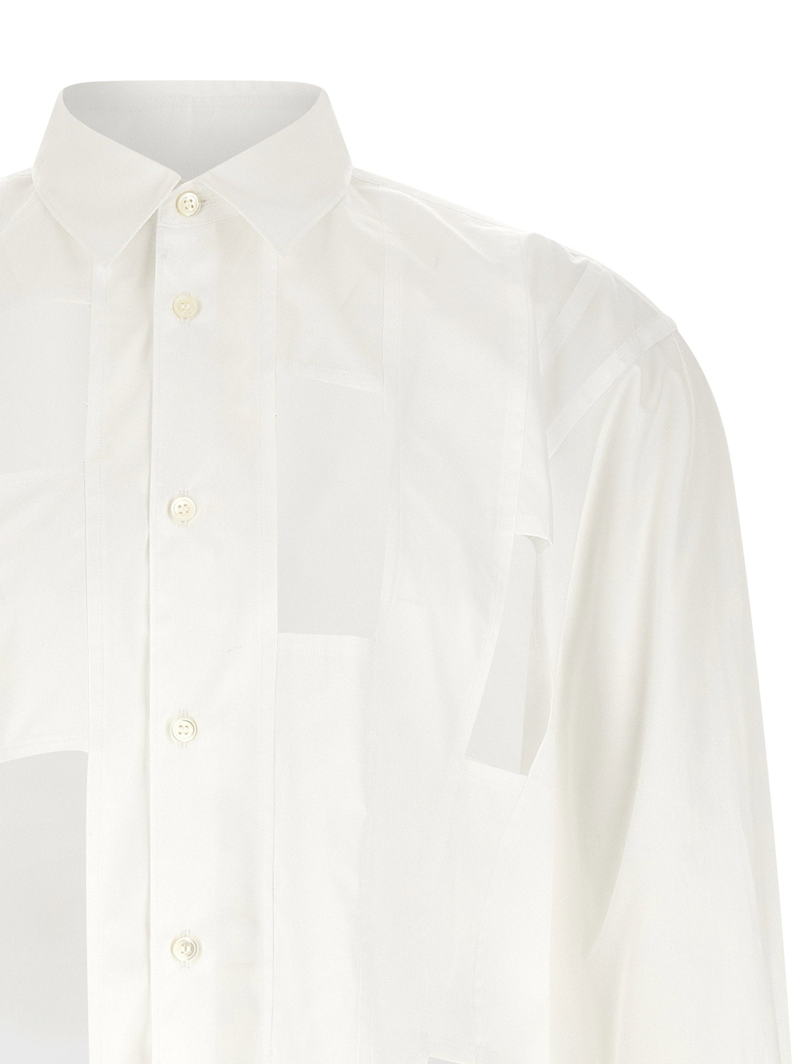 Comme Des Garçons Homme Plus Geometric Cut-out Shirt