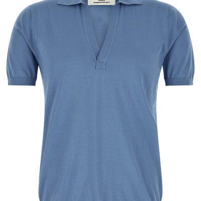 Riviera Project Open Collar Polo Shirt