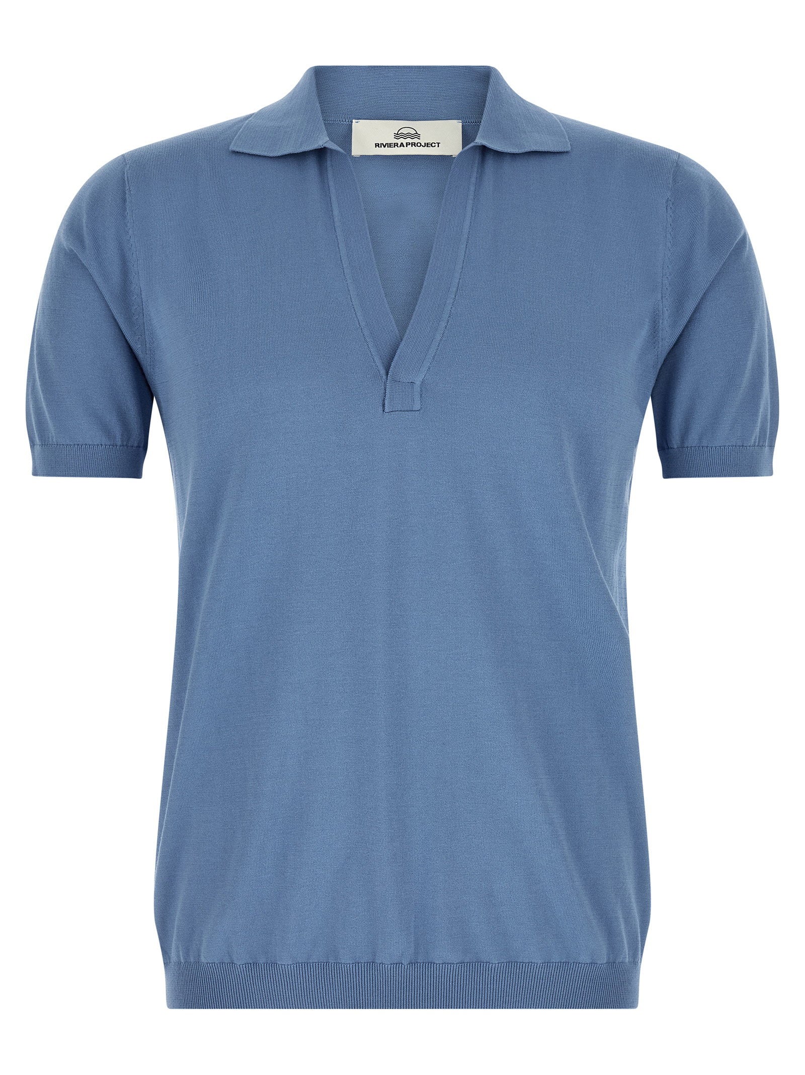Riviera Project Open Collar Polo Shirt