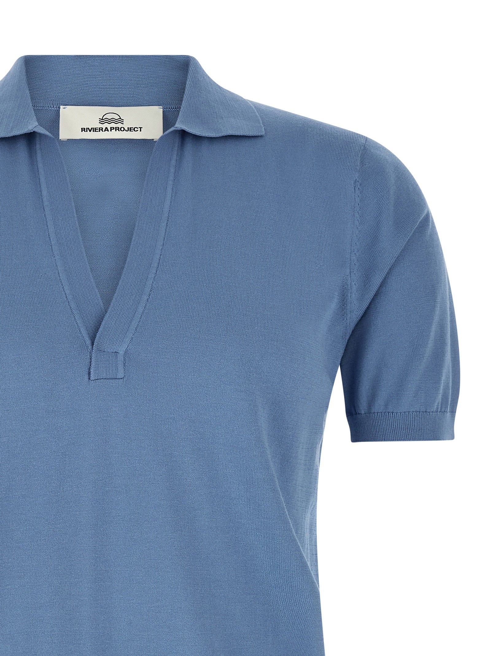 Riviera Project Open Collar Polo Shirt