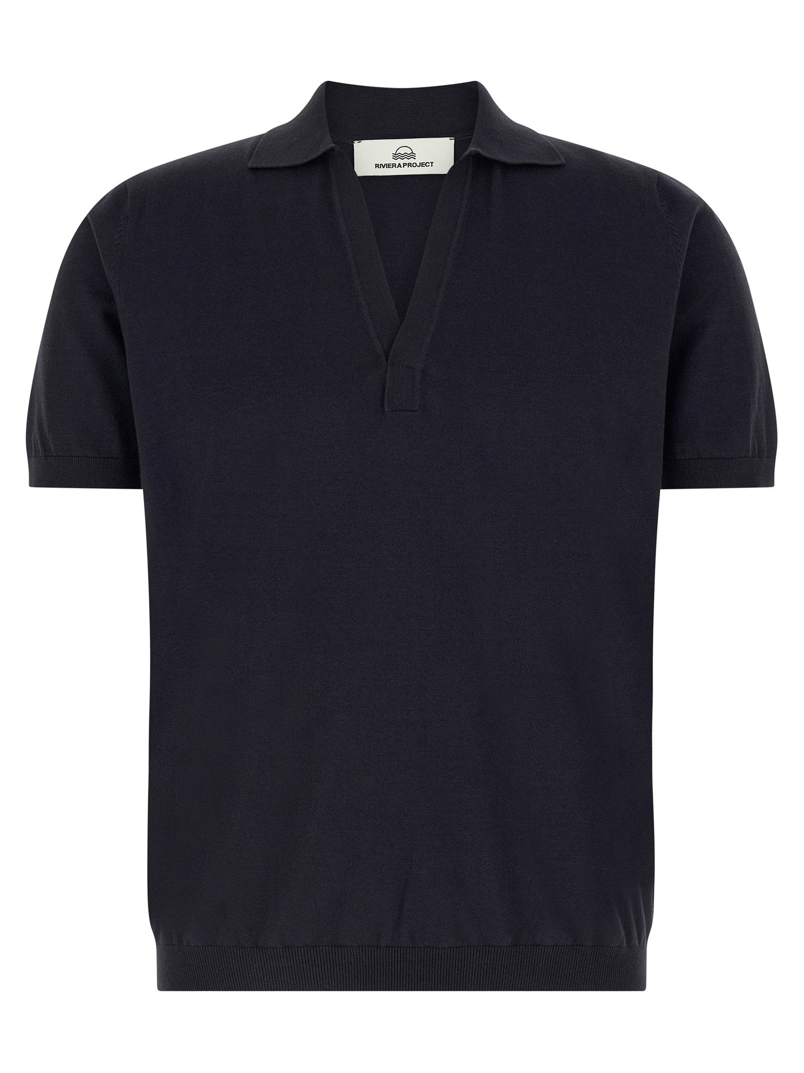 Riviera Project Open Collar Polo Shirt