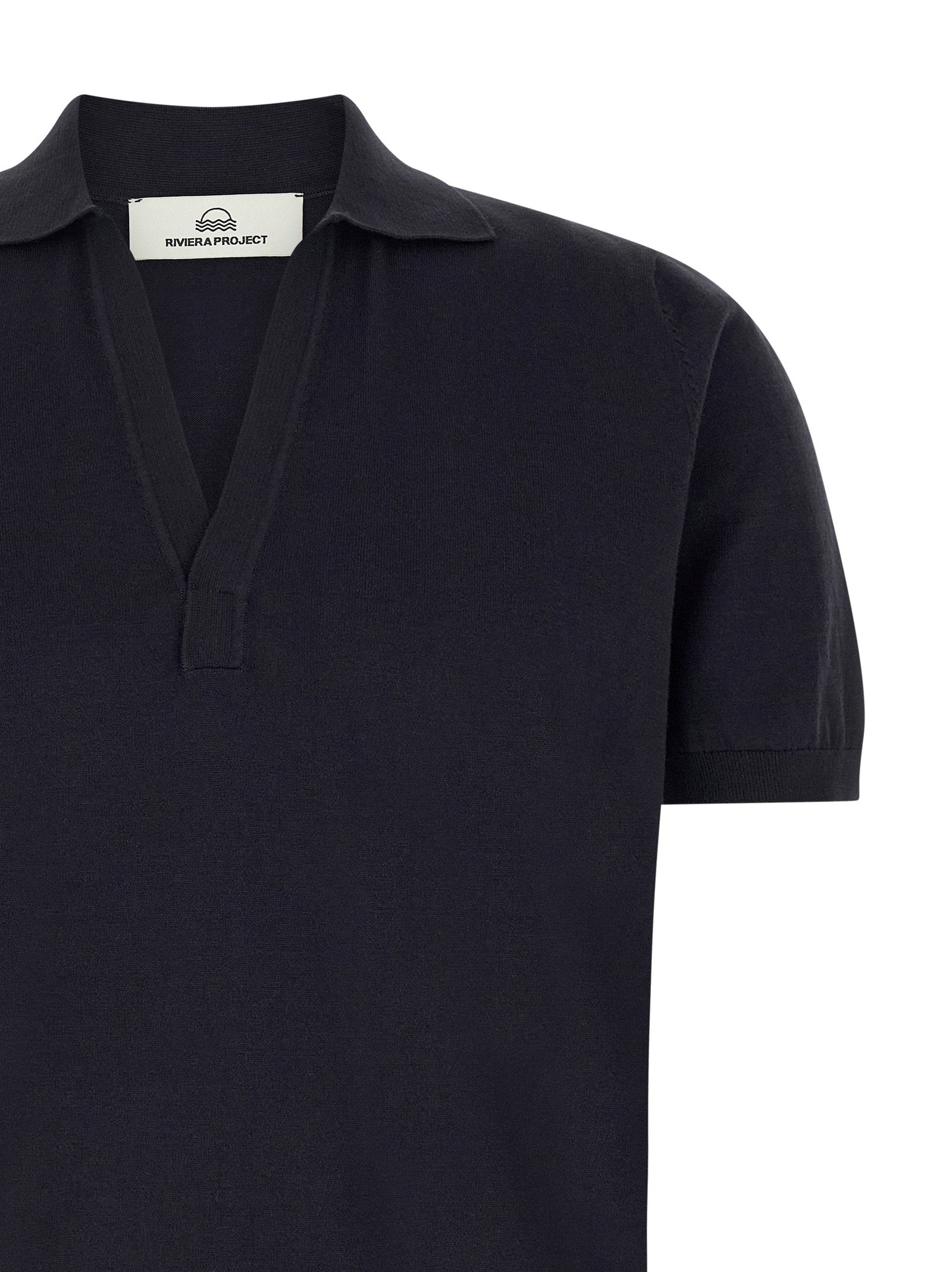 Riviera Project Open Collar Polo Shirt