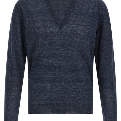 Riviera Project Linen And Silk Sweater