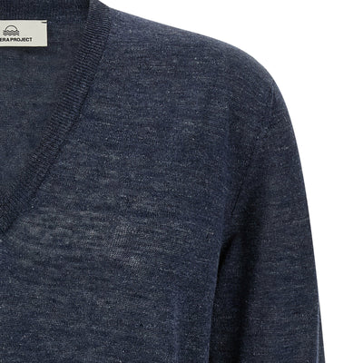Riviera Project Linen And Silk Sweater