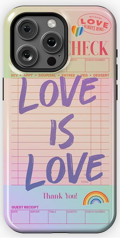 Love is Love | Guest Check Pride Case