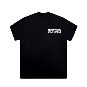 Pretty Girl Ugly World Black T-Shirt