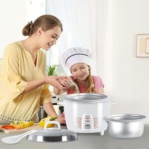 Milton Euroline Prime 1.8 Litre Electric Rice Cooker | 700 Watts | White