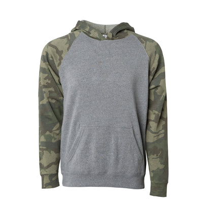 Toddler Lightweight Special Blend Raglan Hooded Pullover