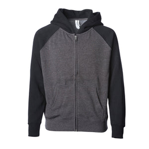Toddler Lightweight Special Blend Raglan Zip Hood
