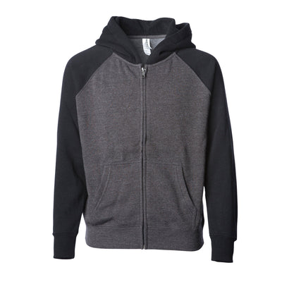 Toddler Lightweight Special Blend Raglan Zip Hood