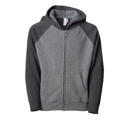 Toddler Lightweight Special Blend Raglan Zip Hood