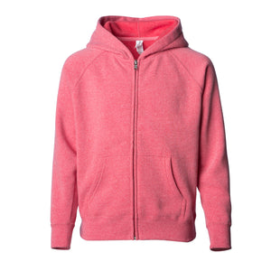 Toddler Lightweight Special Blend Raglan Zip Hood