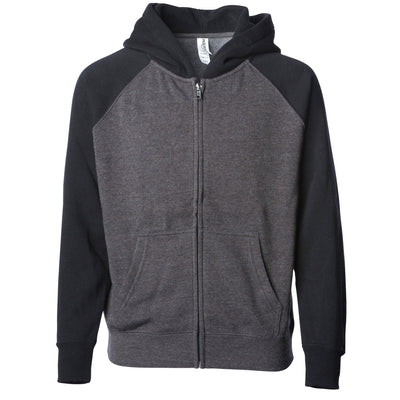 Youth Lightweight Special Blend Raglan Zip Hood