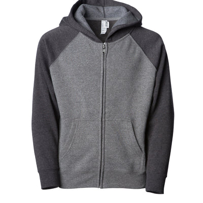 Youth Lightweight Special Blend Raglan Zip Hood