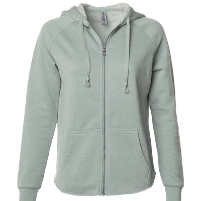 Women's California Wave Wash Zip Hood
