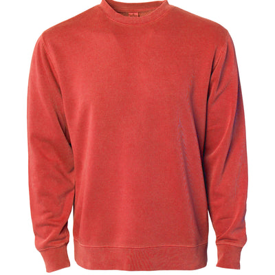 Unisex Midweight Pigment Dye Crew Neck