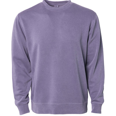 Unisex Midweight Pigment Dye Crew Neck