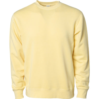 Unisex Midweight Pigment Dye Crew Neck