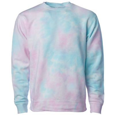 Unisex Midweight Tie Dye Crew