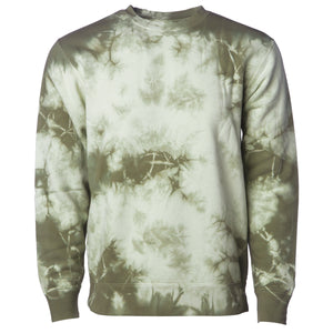 Unisex Midweight Tie Dye Crew