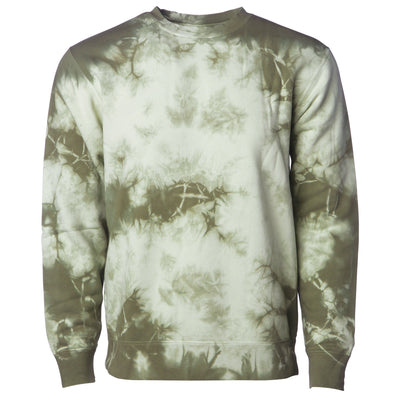 Unisex Midweight Tie Dye Crew