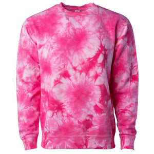 Unisex Midweight Tie Dye Crew