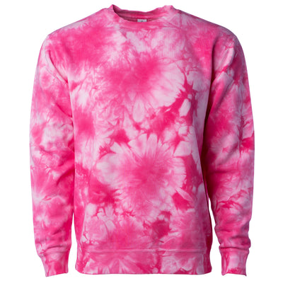 Unisex Midweight Tie Dye Crew