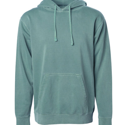 Unisex Midweight Pigment Dye Hooded Pullover
