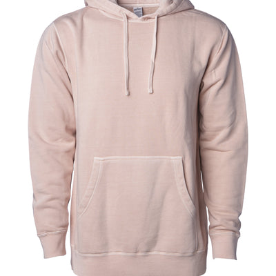 Unisex Midweight Pigment Dye Hooded Pullover