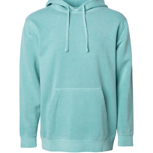 Unisex Midweight Pigment Dye Hooded Pullover