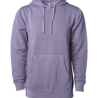 Unisex Midweight Pigment Dye Hooded Pullover