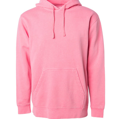 Unisex Midweight Pigment Dye Hooded Pullover