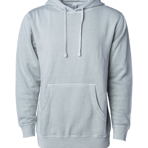 Unisex Midweight Pigment Dye Hooded Pullover