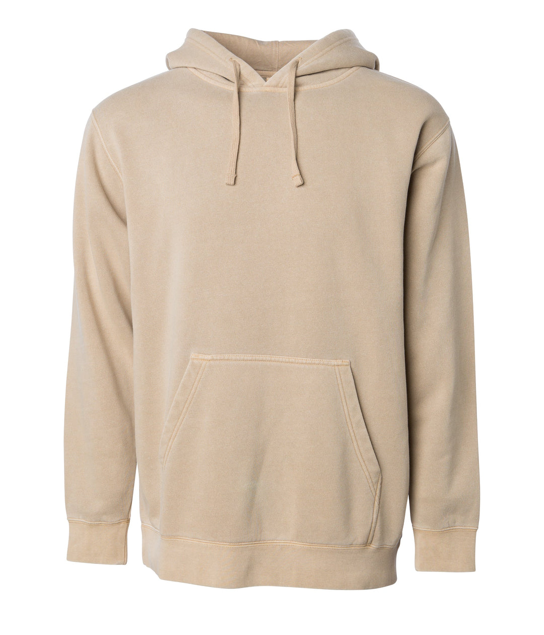 Unisex Midweight Pigment Dye Hooded Pullover