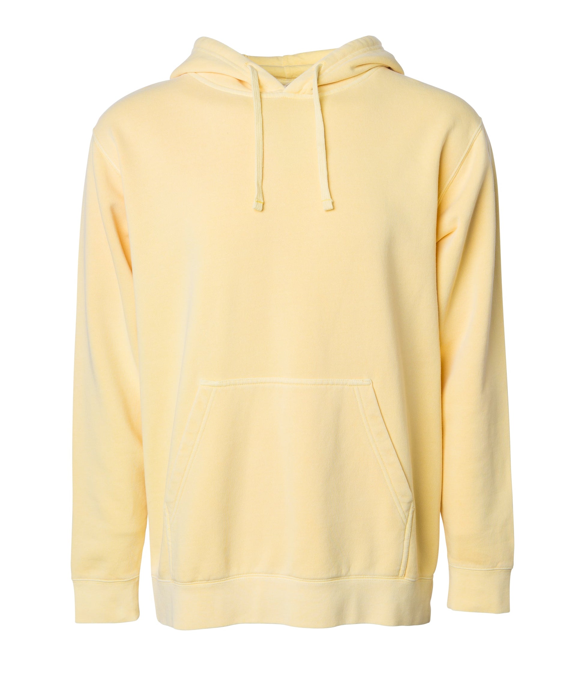 Unisex Midweight Pigment Dye Hooded Pullover