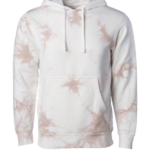 Unisex Midweight Tie Dye Hooded Pullover