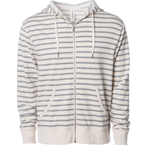 Unisex Heather French Terry Zip Hooded Sweatshirt