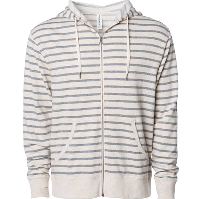 Unisex Heather French Terry Zip Hooded Sweatshirt