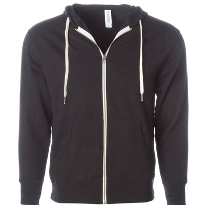 Unisex Heather French Terry Zip Hooded Sweatshirt
