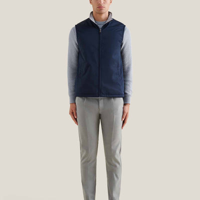 Peckham Rye Light Padded Dark Sapphire Navy Gilet