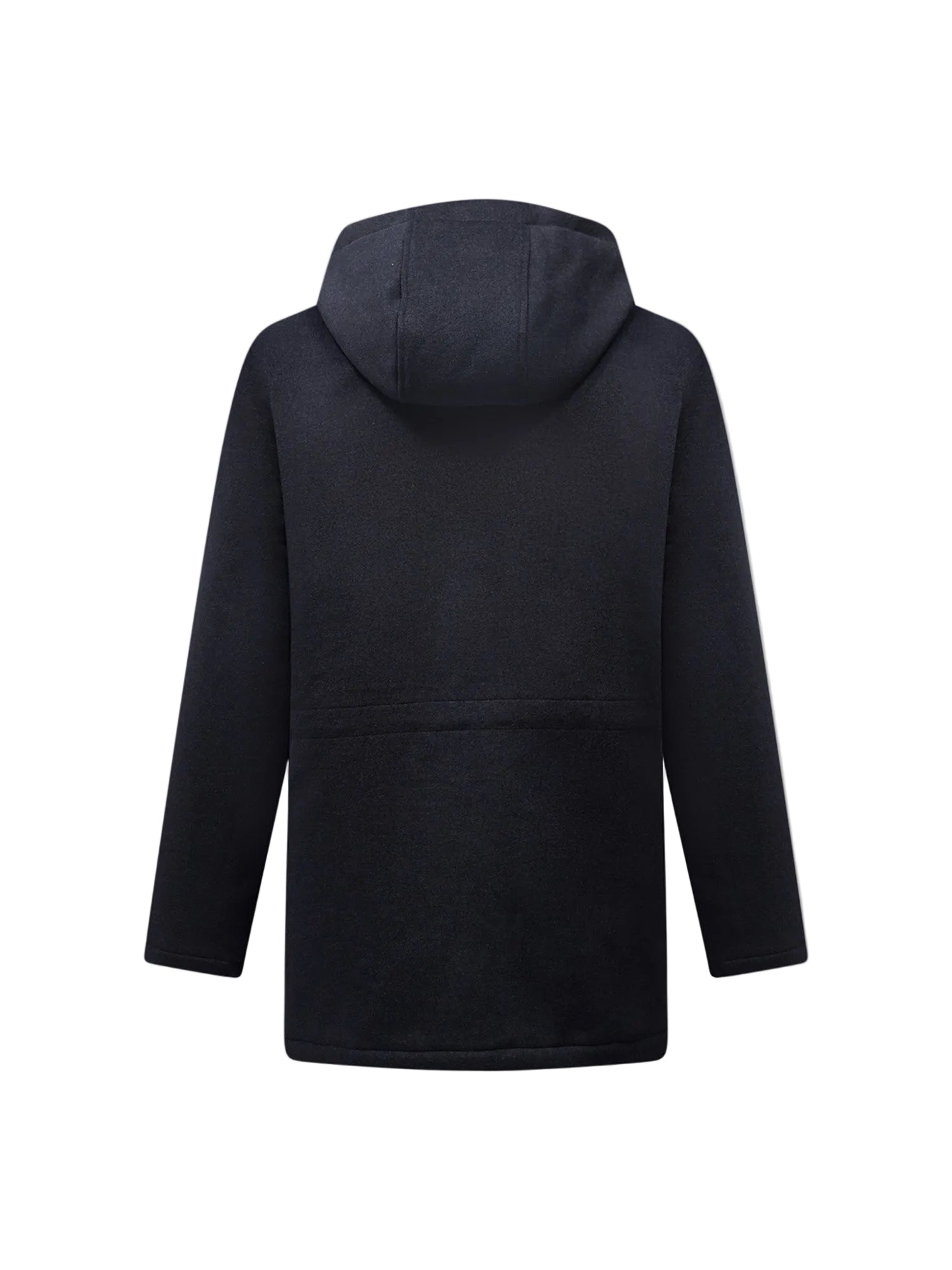 Peckham Rye Wool Blend Dark Sapphire Navy Padded Parka Jacket