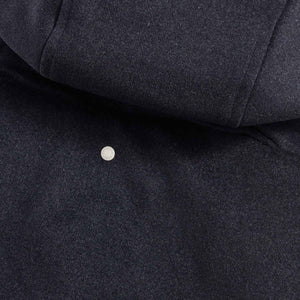 Peckham Rye Wool Blend Dark Sapphire Navy Padded Parka Jacket
